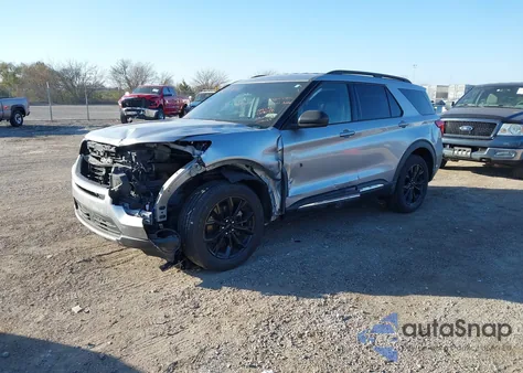 2020 Ford Explorer Xlt из США, поврежденный, VIN 1FMSK8DH2LGC24296